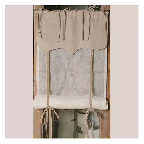 Store lin naturel sur mesure modèle Lilas