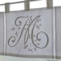 Brise-bise Monogramme au choix