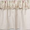 Rideau sous-evier beige fleuri style Anglais