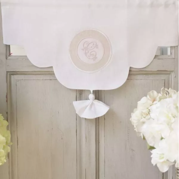 Cantonnière sur mesure Brodée modèle Carla