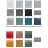 Tapis de bain bleu style hammam