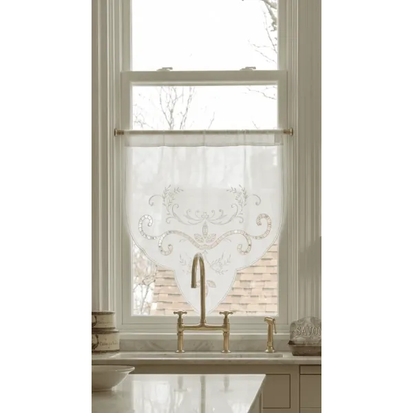 Rideau Brise bise Dentelle Shabby-Chic