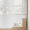 Brise-Bise Lin Blanc Simple & Élégant - Promo | Cosy Déco