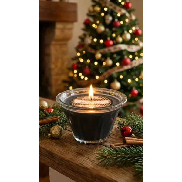 Bougie Gourmande Senteur Sous le Sapin Comptoir de Famille