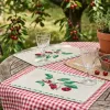 4 Sets de table en vinyle Cerisier Cerise Comptoir de Famille