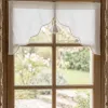 CANTONNIERE POMPON LIN BLANC COSY